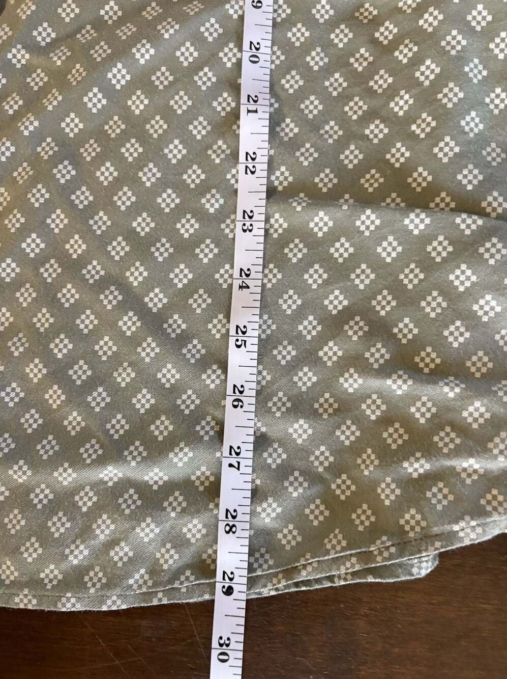 Faherty Men's Breeze Short Sleeve Shirt in Coastal Sage Sunburst Geometric Print - Picture 5 of 5